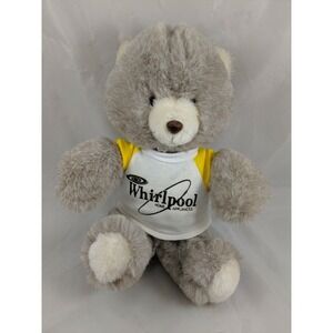 Animal Fair Brown White Bear Frosted Plush Whirlpool Shirt 11 Inch Stuffed